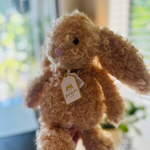 Jellycat Fuzzy Tan Bunny Plush